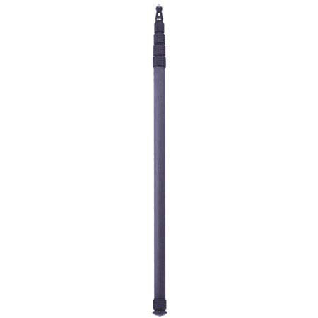 K-Tek 3'.3" to 12'.8" 5-Section Carbon Fiber Boom Pole with XLR Straight Cable and Stubby Flow Through Base