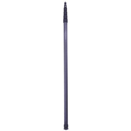 K-Tek 3'.1" to 16'.1" 5-Section Carbon Fiber Boom Pole with XLR Coiled Cable, Bottom Exit