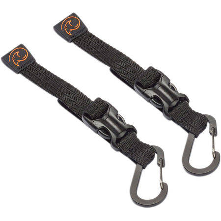 K-Tek Cable Hanger with Buckle, Black, 2-Pack