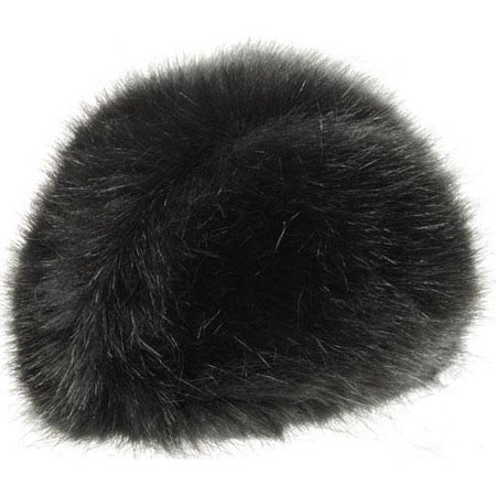 K-Tek Topper Windscreen, Black Short Hair Faux Fur Cover for Sony PCM-D1
