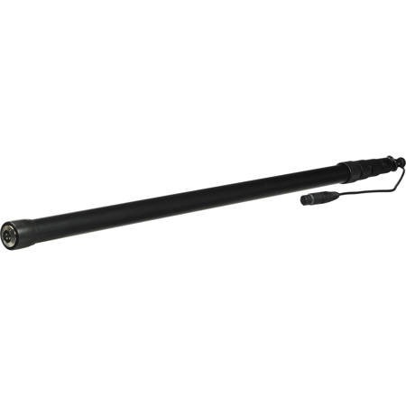 K-Tek KE144 Aluminum Boom Pole with Coiled Cable, 3-Pin XLR, Bottom Exit