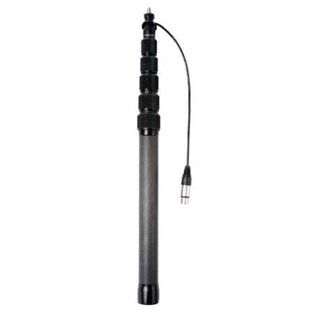 K-Tek Avalon KEG88CC 88" 6-Section Graphite Traveler Boom Pole, Coiled XLR Cable