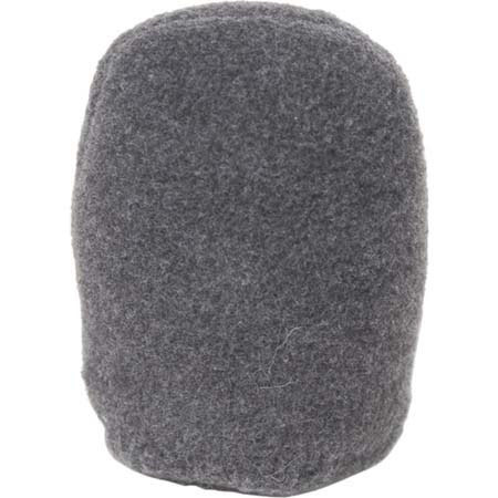 K-Tek Tiny 3" Charcoal Fleece Slip On Wind Protector for Shotgun Microphones