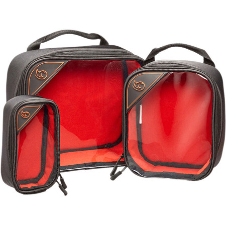 K-Tek KGBSETX Stingray Gizmo-X Bag, Small/Medium/Large, Orange