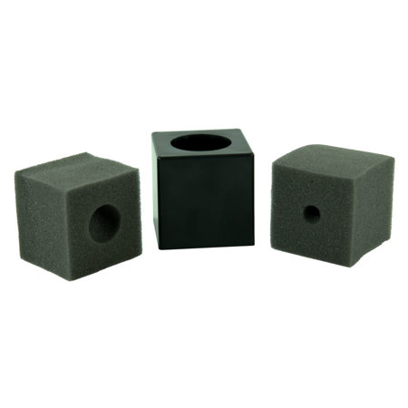 K-Tek KMICF Square Flag for Handheld and ENG Microphone, Black