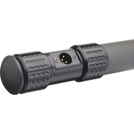 K-Tek KP9CCR 9' KlassicPro Graphite Boompole with XLR Coiled Cable & Side Exit