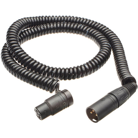 K-Tek 20' Coiled XLR Jumper Cable with K-Tek Connector