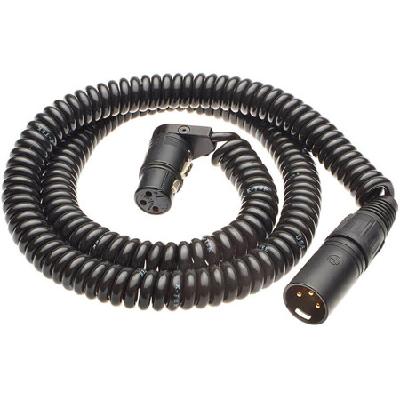 K-Tek 40' Coiled XLR Jumper Cable with K-Tek Connector
