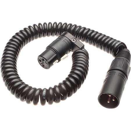 K-Tek 5' Coiled XLR Jumper Cable with K-Tek Connector