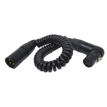 K-Tek KPCS 7-24" Coiled XLR Jumper Cable