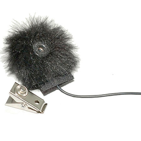 K-Tek KRLAPMINB Fur Windsock for Mini Lavalier Mic, Blk