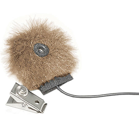 K-Tek KRLAPMINT Fur Windsock for Mini Lavalier Mic, Tan