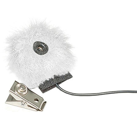 K-Tek KRLAPMINW Fur Windsock for Mini Lavalier Mic, Wh
