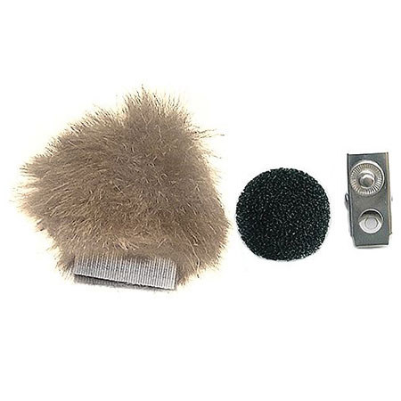 K-Tek KRLAPT Fur Windsock for Lavalier Microphones, Tan