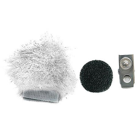 K-Tek KRLAPW Fur Windsock for Lavalier Microphones, Wh