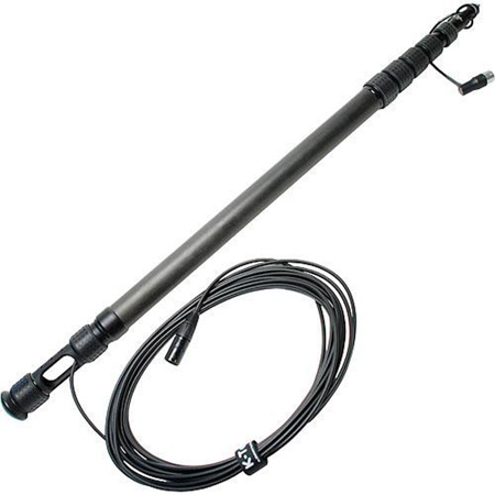 K-Tek KS153FTS Graphite Boompole w/Internal Straight Cable (Flow-Through Base)