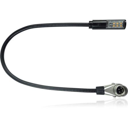 Klark Teknik LEDLAMP18-RA LED Lamp w/ 18" Gooseneck Shaft & Right-Angled XLR