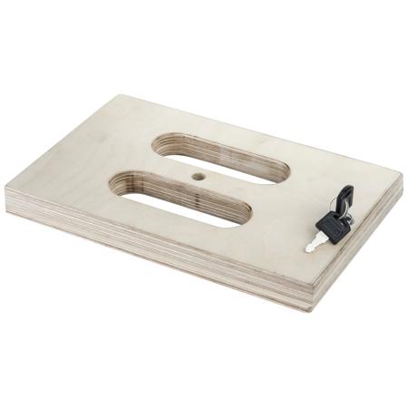 Kupo Lockable Sliding Cover for Full-Size 4-In-1 Nesting Apple Box, Natural