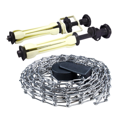 Kupo Background Paper Drive Set with 13' Metal Chain, Yellow/Gray/Black