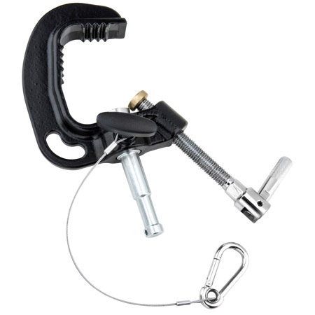 Kupo Titan Clamp with 16mm Baby Pin, Black