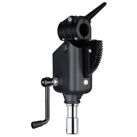 Kupo Heavy-Duty Tilt Head with Crank Handle for Broncolor Para Reflectors, Black