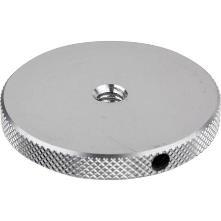 Kupo 1.77" Round Knurled Flange Disc with 1/4"-20 Female Thread