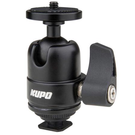 Kupo Midi Ball Head with Hot Shoe Mount