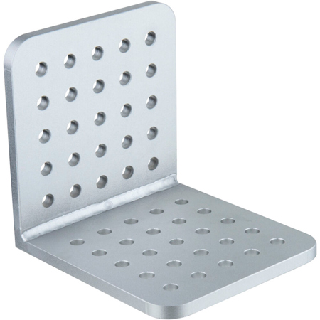 Kupo 6x6" L-Cheese-Plate with 3/8" Holes