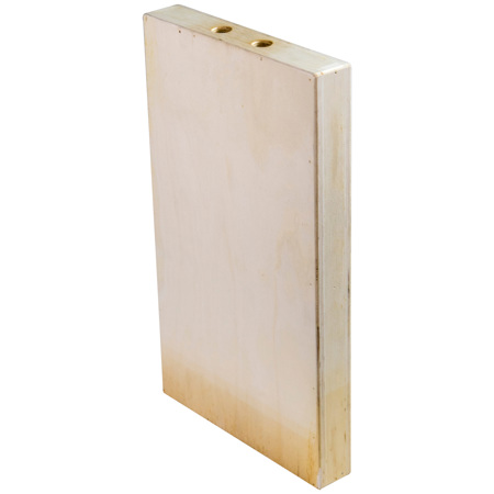 Kupo 20x12x2" Wooden Apple Box, Quarter, Natural