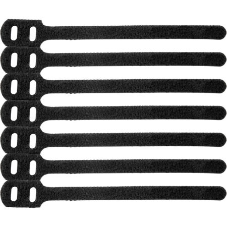 Kupo EZ Tie Petite, Black, 7-Pack