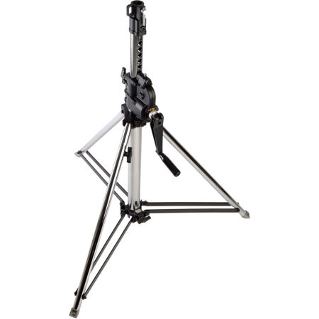 Kupo 2-Section Wind-Up Followspot Stand, 4.8', Chrome