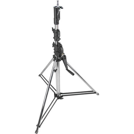 Kupo Short 3-Section Wind-Up Stand, 8.6', Chrome