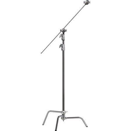 Kupo Master 40" C Stand with Sliding Base Kit, Silver