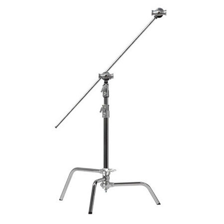 Kupo Master 20" C Stand with Sliding Base Kit, Silver