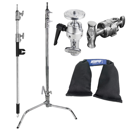 Kupo 40" Master C-Stand with Turtle Base Overhead Shooting Kit 4