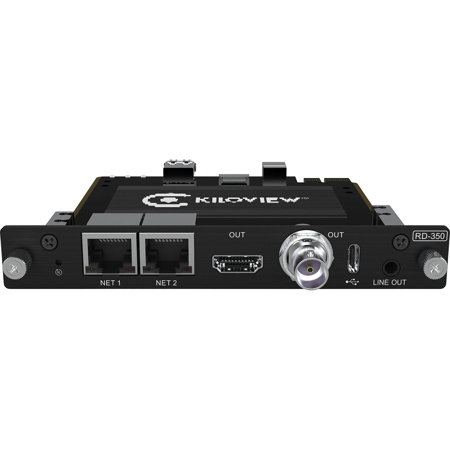 Kiloview RD-350 9-Channel 4K UHD H.265/H.264 NDI/ND|HX Rackmount Decoding Card