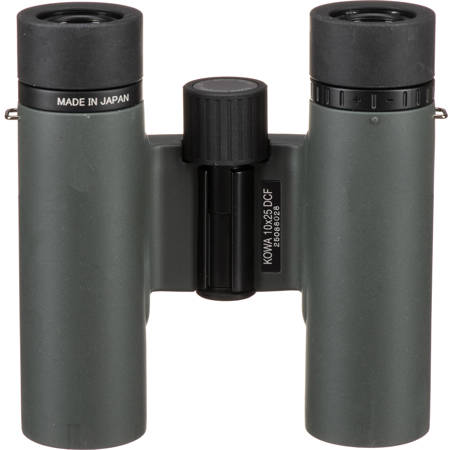 Kowa 10x25 BD Water Proof Roof Prism Binocular, 5.0 Degree Angle of View, Green