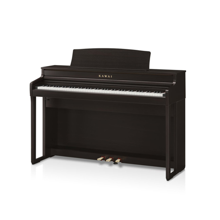 Kawai CA401 88-Key Grand Feel Compact Digital Piano, Premium Rosewood