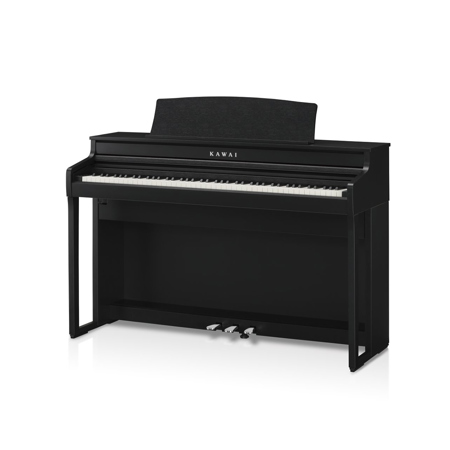Kawai CA401 88-Key Grand Feel Compact Digital Piano, Premium Satin Black