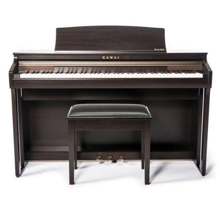 Kawai CA48 88-Key Compact Digital Piano with Bench Rosewood W/HPS3000 Headphone