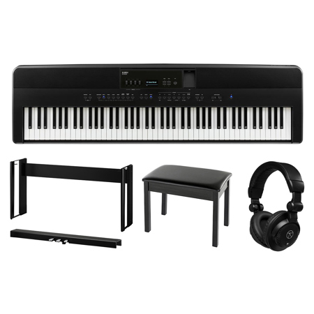 Kawai ES920 88 Key Portable Digital Piano Black with Stand Pedal