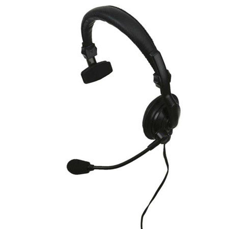 Kenwood KHS-7A Single Muff Headset with Boom Microphone & In-Line PTT for TK Series (Protalk) Two-Way Radios