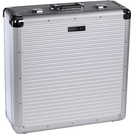 Koozam Aluminum Hard Case for DJI Phantom Drones with Prop Guards, Silver