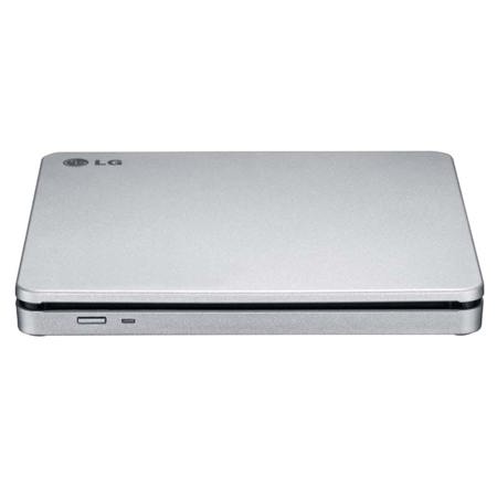 LG External Slim DVD-RW 8x Slot-In USB Cyberlink Portable Optical Drive, M-Disc Support, Supports TV Connectivity