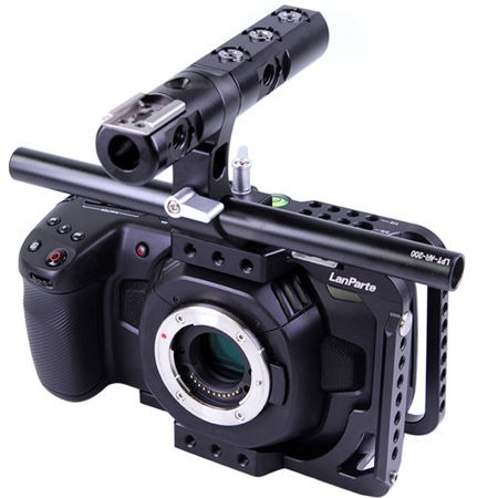 Lanparte Half Cage for Blackmagic Pocket Cinema Camera 4K