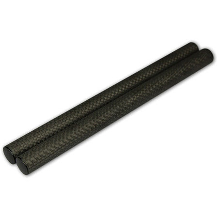 Lanparte 15mm Carbon Fiber Rods, 7.9" Length, Pair