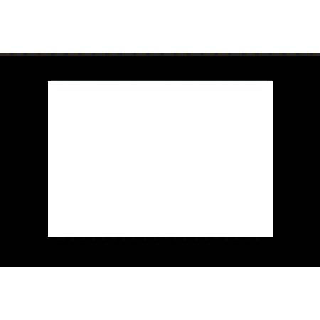Leather Album Designs "R" Series 8x12" Single Mat for One 10x8" Photograph, Color Black.