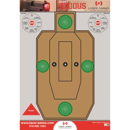 Laser Ammo Heavy Gage 16x23" Target for Laser Training Systems