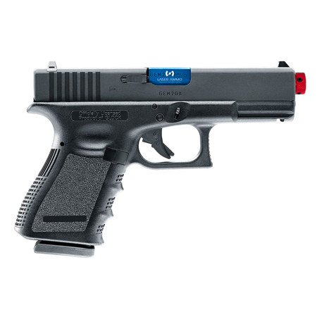Laser Ammo Umarex Glock G19 Gen3 Recoil Enabled Airsoft Training Pistol with IR Laser