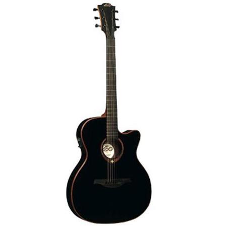 Lag Tramontane T100ASCE Auditorium Slim Cutaway Acoustic-Electric Guitar